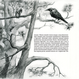 Иллюстрация к книге В. Потиевского  "Утес белой совы"