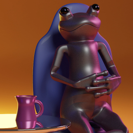 3D персонаж Пепе