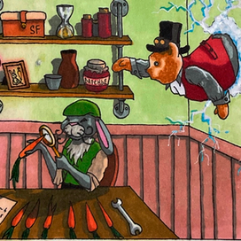 Винсент МакПух и мистер Свин воруют секреты