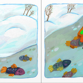 Лиса и волк