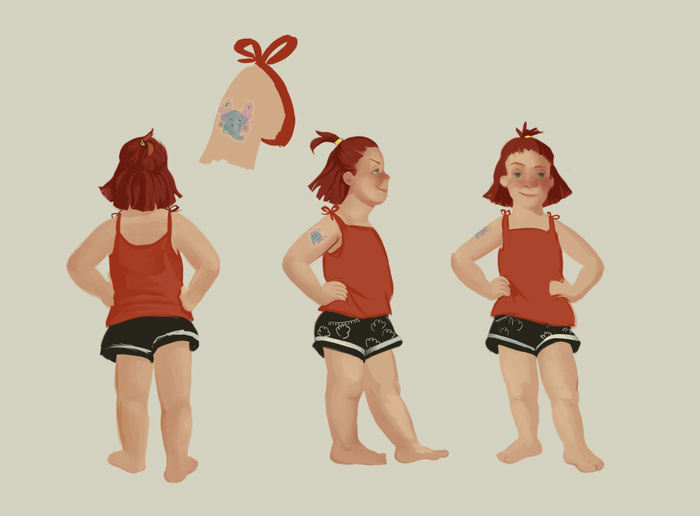 Концепт маленькой сорвиголовы