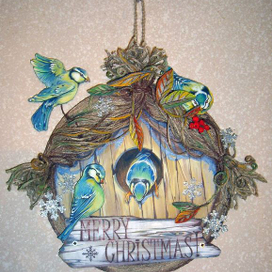 Рождественские украшения ручной работы