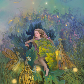 Иллюстрация на стихотворение моего друга "Летние сны"