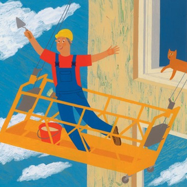 Перелетный штукатур