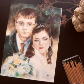 Свадебный портрет. Борис и Ольга.