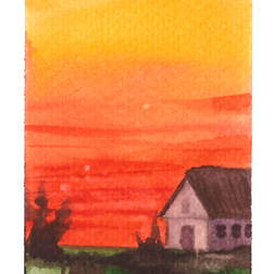 Сельский пейзаж 