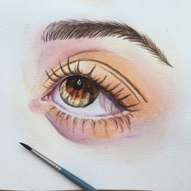 Карие глаза