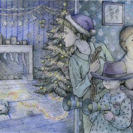 Однажды три отчаянных головореза решили поймать Санта-Клауса