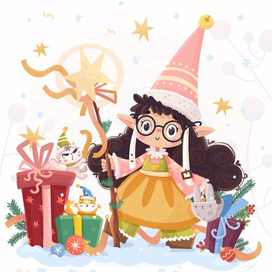 Новогодняя открытка 🎄