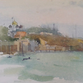 Этюд "Одесса 411 батарея" 2012г.