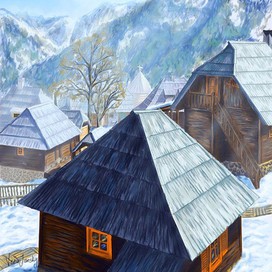 Зимняя Деревня