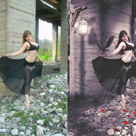 готический коллаж