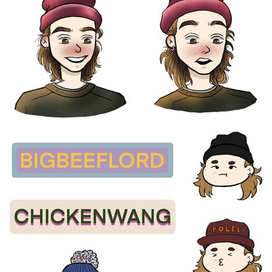 Индивидуальный стикер-пак