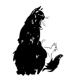 Кот и котёнок