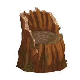 Пень-стул для игры