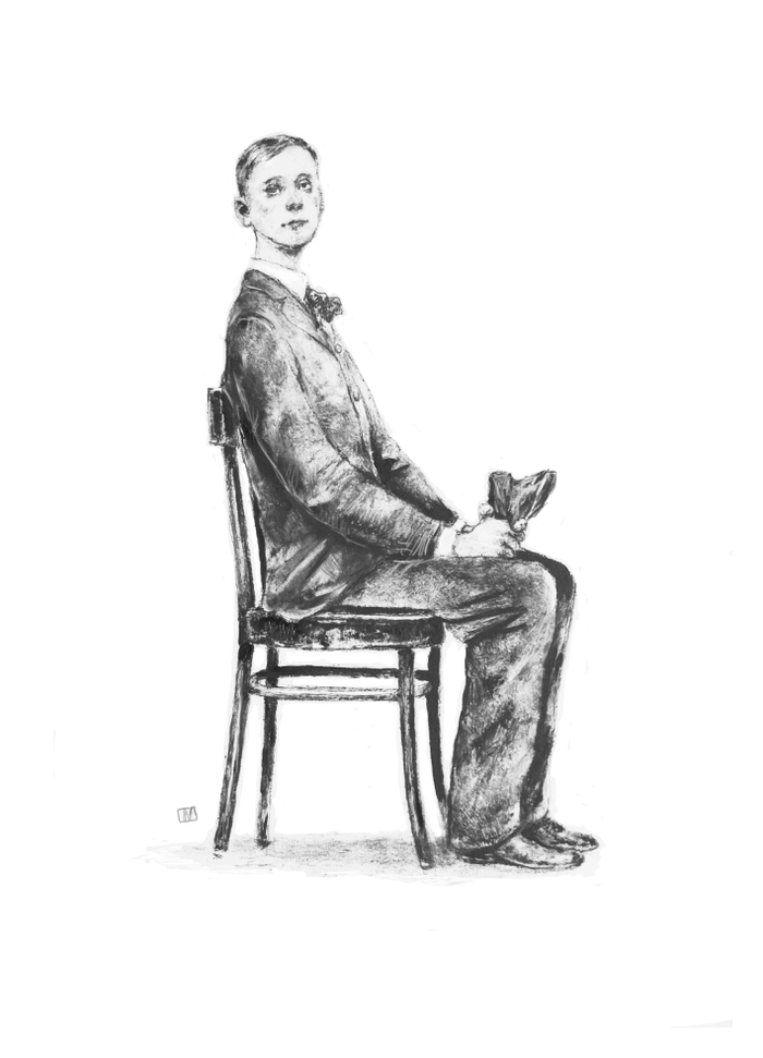 Ф. М. Достоевский "Подросток" шмуцтитул к 1 главе