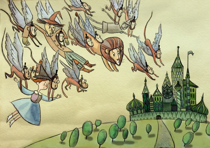 "Удивительный волшебник из Страны Оз."