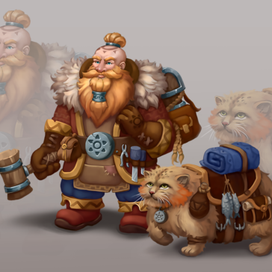 Concept character - Dwarf