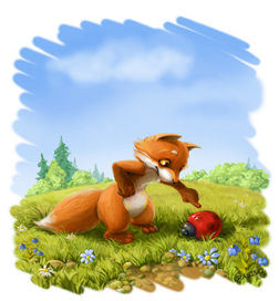 "Как лисенок с жуком знакомился."(с)