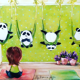 Fly panda yoga 