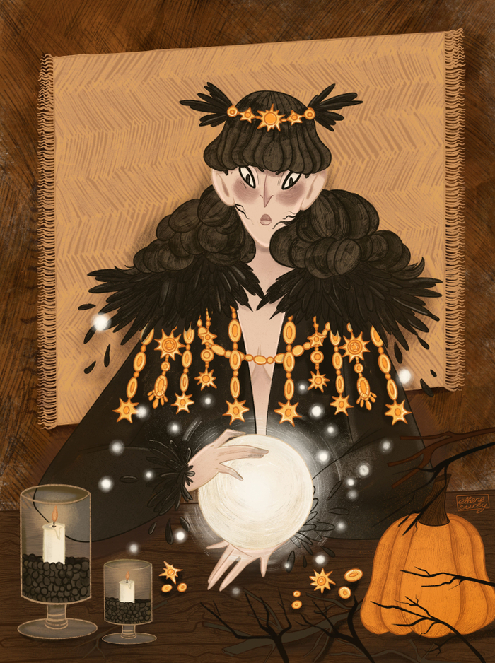 Ворон. Работа к марафону жуткая тыква.