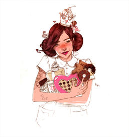 Иллюстрация для Праздника Шоколада