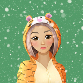 Девушка в кигуруми