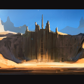 Desert Temple speedpaint