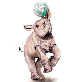 Малыш носорога