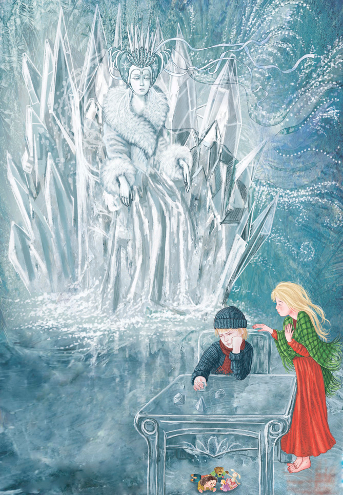 У Снежной королевы.