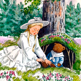 иллюстрация к произведению Марии Толмачовой "Как жила Тася"