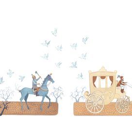 Иллюстрация к книге С. Прокофьевой "Лоскутик и облако"