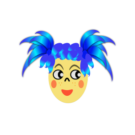 веселая девочка