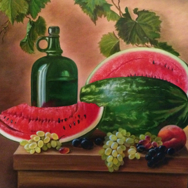 Натюрморт с арбузом