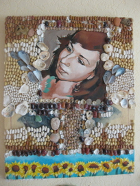 девочка в подсолнухах