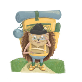 Ёжик-путешественник