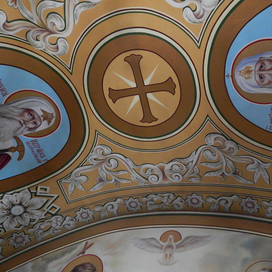 Арочный потолок левого клироса
