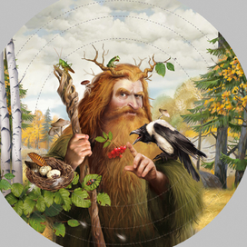 Леший , Снегурочка, Кощей