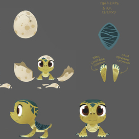 Персонаж для анимационного сериала "Лео и Тиг"