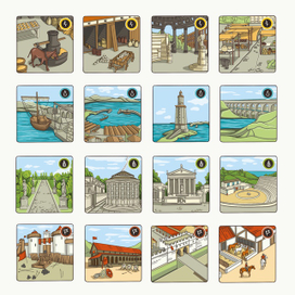 Тайлы для настольной игры