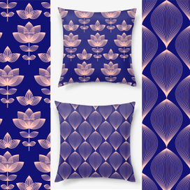 Бесшовный современный векторный паттерн для дизайна.