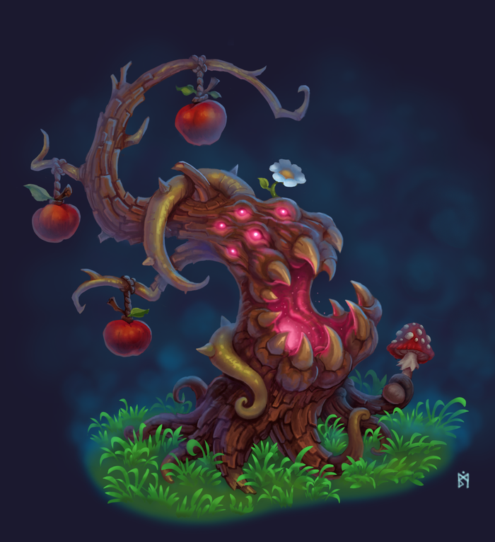 Дикая яблонька