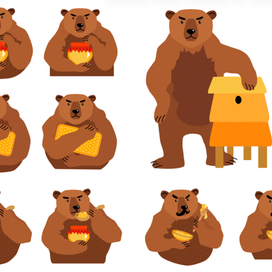 Маскот для бренда меда