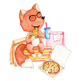 Лисенок обжорка