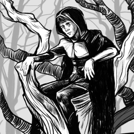 ориджинал фэнтэзи скетч4