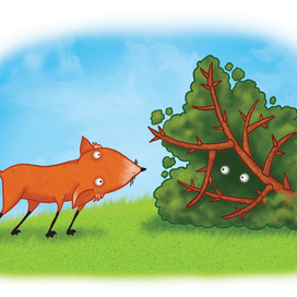 аяц, Лис и Обидчивый Куст 03