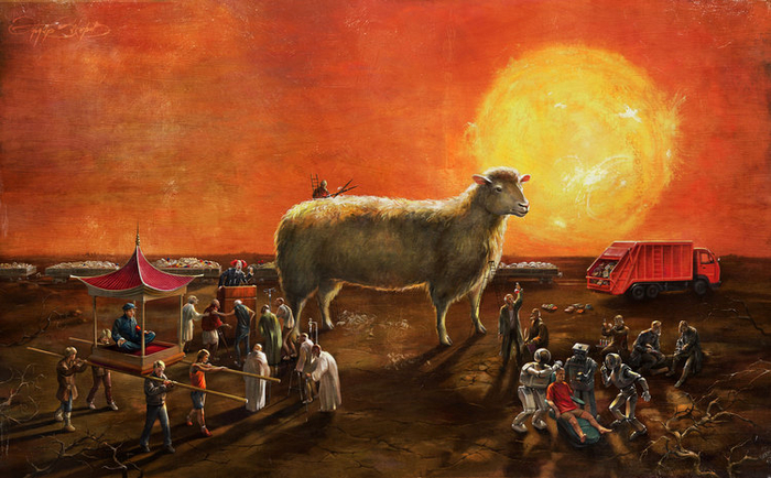 Страх перед будущим, аллюзия на Босха