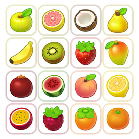 Набор фруктовых иконок
