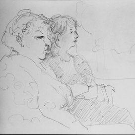 В электричке