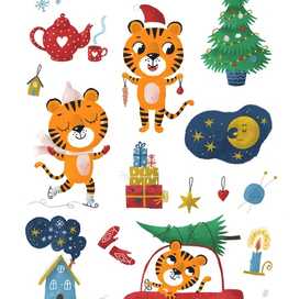 Новогодние стикеры